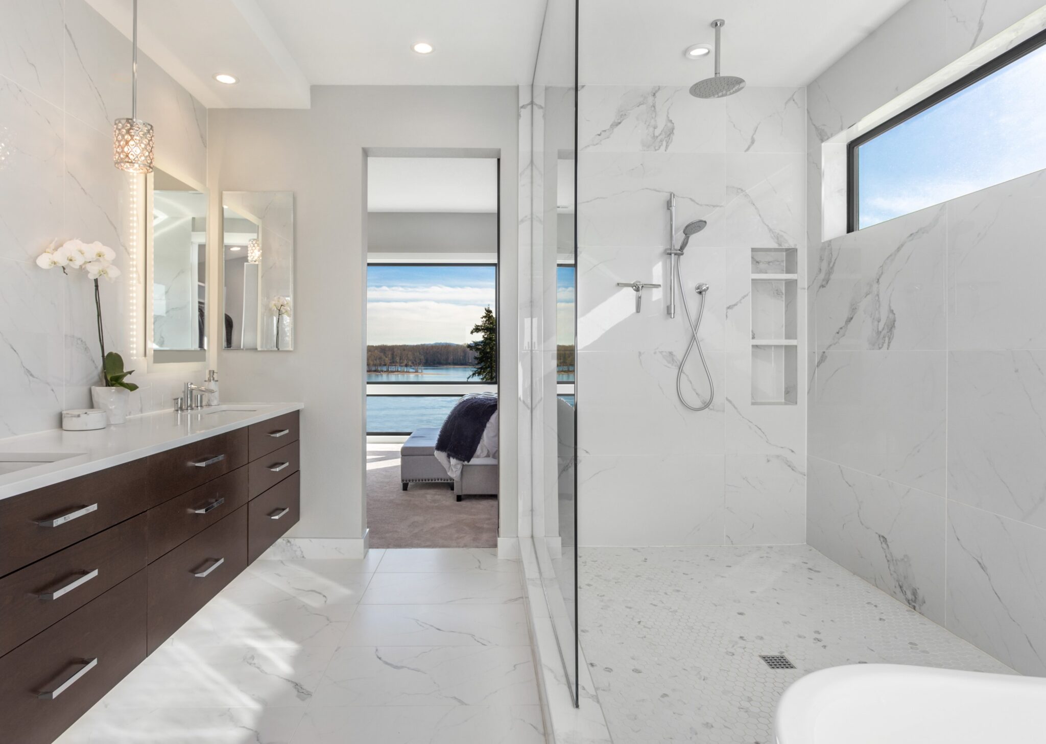 17 Beautiful White Bathroom Tile Ideas for Every Design Style